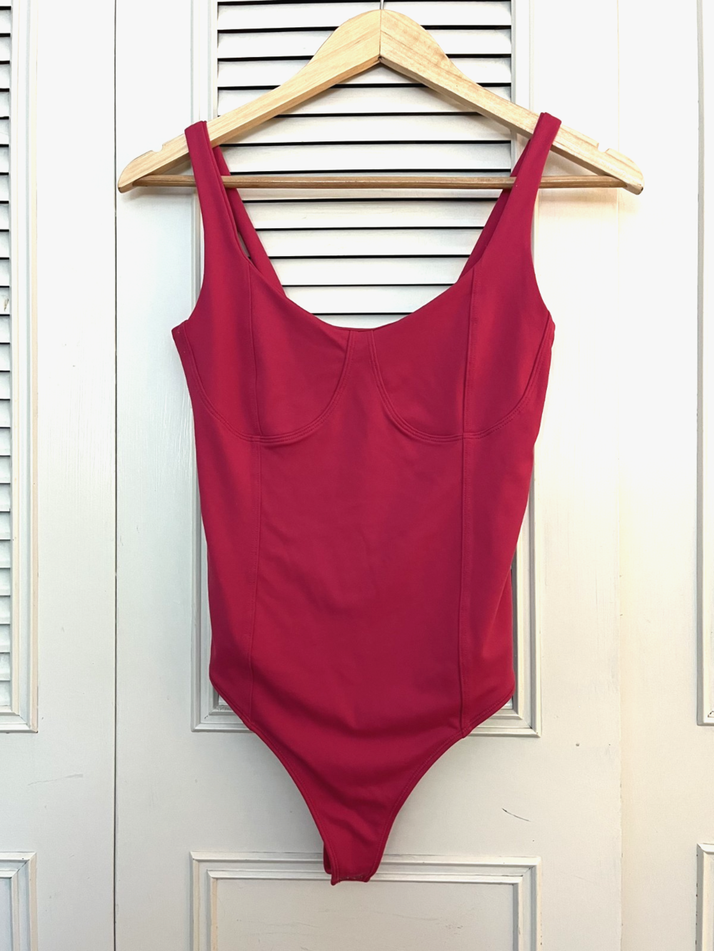 Abercrombie & Fitch Bodysuit Corset Style Sm Thong Style Tank Bustier Scoopneck